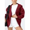 imagePRETTYGARDEN Womens 2026 Zip Up Y2K Hoodies Casual Long Sleeve Sweatshirts Fall Spring Track Jackets with PocketsRed