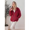 imagePRETTYGARDEN Womens 2026 Zip Up Y2K Hoodies Casual Long Sleeve Sweatshirts Fall Spring Track Jackets with PocketsRed