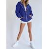 imagePRETTYGARDEN Womens 2026 Zip Up Y2K Hoodies Casual Long Sleeve Sweatshirts Fall Spring Track Jackets with PocketsRoyal Blue