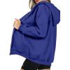 imagePRETTYGARDEN Womens 2026 Zip Up Y2K Hoodies Casual Long Sleeve Sweatshirts Fall Spring Track Jackets with PocketsRoyal Blue