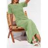 imagePRETTYGARDEN Womens Eyelet Cover Up Dress 2026 Summer Vacation Resort Maxi Dresses Beach Short Sleeve Hollow Out SundressMint Green