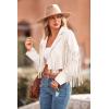 imagePRETTYGARDEN Womens Fringe Faux Suede Leather Jackets Fall Fashion 2026 Tassel Motorcycle Cropped CoatsBeige White
