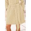 imagePRETTYGARDEN Womens Long Sleeve Dresses Spring Fall Casual Short Belted Dress Trendy Quilted Outfits with Pockets