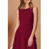 imagePRETTYGARDEN Womens Midi Summer Dresses Sleeveless Flared A Line Asymmetrical Ruffle Flowy Cocktail Party Dress Wine RedMedium