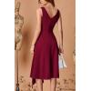 imagePRETTYGARDEN Womens Midi Summer Dresses Sleeveless Flared A Line Asymmetrical Ruffle Flowy Cocktail Party Dress Wine RedMedium