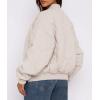 imagePRETTYGARDEN Womens Quilted Bomber Jacket Fall Fashion 2026 Lightweight Cropped Zip up Outerwear Winter Puffer Coats PocketsBeige
