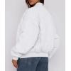 imagePRETTYGARDEN Womens Quilted Bomber Jacket Fall Fashion 2026 Lightweight Cropped Zip up Outerwear Winter Puffer Coats PocketsWhite