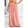 imagePRETTYGARDEN Womens Summer Wide Leg Trouser Pants Casual High Waisted Flowy Palazzo Lounge Pant with Pockets