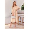 imagePRETTYGARDEN womens Formal Satin DressBeige