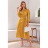 imagePRETTYGARDEN womens Formal Satin DressYellow
