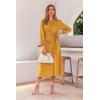 imagePRETTYGARDEN womens Formal Satin DressYellow