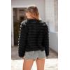imageWinter Coats Fashion Faux Fur Long Sleeve Fleece Shaggy Jacket OuterwearBlack