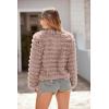 imageWinter Coats Fashion Faux Fur Long Sleeve Fleece Shaggy Jacket OuterwearLight Khaki