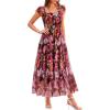 Floral Brown Pink