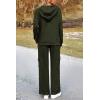 imagePRETTYGARDEN 2 Piece Sets for Women Fall 2026 Sweatsuits Outfits Lounge Matching Hoodie Set Travel Track Suits Winter ClothesArmy Green