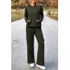imagePRETTYGARDEN 2 Piece Sets for Women Fall 2026 Sweatsuits Outfits Lounge Matching Hoodie Set Travel Track Suits Winter ClothesArmy Green