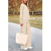 imagePRETTYGARDEN 2 Piece Sets for Women Fall 2026 Sweatsuits Outfits Lounge Matching Hoodie Set Travel Track Suits Winter ClothesBeige