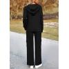 imagePRETTYGARDEN 2 Piece Sets for Women Fall 2026 Sweatsuits Outfits Lounge Matching Hoodie Set Travel Track Suits Winter ClothesBlack