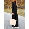 imagePRETTYGARDEN 2 Piece Sets for Women Fall 2026 Sweatsuits Outfits Lounge Matching Hoodie Set Travel Track Suits Winter ClothesBlack