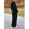imagePRETTYGARDEN 2 Piece Sets for Women Fall 2026 Sweatsuits Outfits Lounge Matching Hoodie Set Travel Track Suits Winter ClothesBlack
