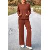 imagePRETTYGARDEN 2 Piece Sets for Women Fall 2026 Sweatsuits Outfits Lounge Matching Hoodie Set Travel Track Suits Winter ClothesBrick Red
