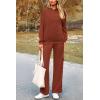 imagePRETTYGARDEN 2 Piece Sets for Women Fall 2026 Sweatsuits Outfits Lounge Matching Hoodie Set Travel Track Suits Winter ClothesBrick Red