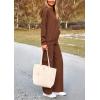 imagePRETTYGARDEN 2 Piece Sets for Women Fall 2026 Sweatsuits Outfits Lounge Matching Hoodie Set Travel Track Suits Winter ClothesBrown