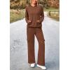 imagePRETTYGARDEN 2 Piece Sets for Women Fall 2026 Sweatsuits Outfits Lounge Matching Hoodie Set Travel Track Suits Winter ClothesBrown