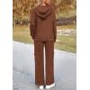 imagePRETTYGARDEN 2 Piece Sets for Women Fall 2026 Sweatsuits Outfits Lounge Matching Hoodie Set Travel Track Suits Winter ClothesBrown