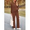imagePRETTYGARDEN 2 Piece Sets for Women Fall 2026 Sweatsuits Outfits Lounge Matching Hoodie Set Travel Track Suits Winter ClothesBrown