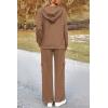 imagePRETTYGARDEN 2 Piece Sets for Women Fall 2026 Sweatsuits Outfits Lounge Matching Hoodie Set Travel Track Suits Winter ClothesCamel