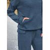 imagePRETTYGARDEN 2 Piece Sets for Women Fall 2026 Sweatsuits Outfits Lounge Matching Hoodie Set Travel Track Suits Winter ClothesDark Blue