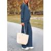 imagePRETTYGARDEN 2 Piece Sets for Women Fall 2026 Sweatsuits Outfits Lounge Matching Hoodie Set Travel Track Suits Winter ClothesDark Blue