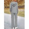 imagePRETTYGARDEN 2 Piece Sets for Women Fall 2026 Sweatsuits Outfits Lounge Matching Hoodie Set Travel Track Suits Winter ClothesGrey
