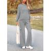imagePRETTYGARDEN 2 Piece Sets for Women Fall 2026 Sweatsuits Outfits Lounge Matching Hoodie Set Travel Track Suits Winter ClothesGrey