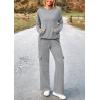 imagePRETTYGARDEN 2 Piece Sets for Women Fall 2026 Sweatsuits Outfits Lounge Matching Hoodie Set Travel Track Suits Winter ClothesGrey