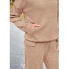 imagePRETTYGARDEN 2 Piece Sets for Women Fall 2026 Sweatsuits Outfits Lounge Matching Hoodie Set Travel Track Suits Winter ClothesLight Khaki