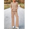 imagePRETTYGARDEN 2 Piece Sets for Women Fall 2026 Sweatsuits Outfits Lounge Matching Hoodie Set Travel Track Suits Winter ClothesLight Khaki