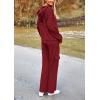 imagePRETTYGARDEN 2 Piece Sets for Women Fall 2026 Sweatsuits Outfits Lounge Matching Hoodie Set Travel Track Suits Winter ClothesWine Red