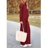 imagePRETTYGARDEN 2 Piece Sets for Women Fall 2026 Sweatsuits Outfits Lounge Matching Hoodie Set Travel Track Suits Winter ClothesWine Red