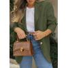 imagePRETTYGARDEN 2026 Blazers for Women Business Casual Long Sleeve Lapel Open Front Suit Jacket Work Blazer with PocketsArmy Green
