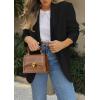 imagePRETTYGARDEN 2026 Blazers for Women Business Casual Long Sleeve Lapel Open Front Suit Jacket Work Blazer with PocketsBlack