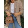 imagePRETTYGARDEN 2026 Blazers for Women Business Casual Long Sleeve Lapel Open Front Suit Jacket Work Blazer with PocketsCamel