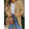 imagePRETTYGARDEN 2026 Blazers for Women Business Casual Long Sleeve Lapel Open Front Suit Jacket Work Blazer with PocketsKhaki