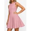 imagePRETTYGARDEN Cocktail Dresses for Women 2026 Summer Formal Boat Neck A Line Spring Elegant Graduation Party Mini DressPink