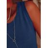 imagePRETTYGARDEN Sleeveless Sweater Tops for Women 2026 Summer Dressy Ribbed Tank Tops Spring Business Casual Work Shirts BlousesDark Blue