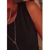 imagePRETTYGARDEN Sleeveless Sweater Tops for Women 2026 Summer Dressy Ribbed Tank Tops Spring Business Casual Work Shirts BlousesDark Brown