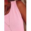 imagePRETTYGARDEN Sleeveless Sweater Tops for Women 2026 Summer Dressy Ribbed Tank Tops Spring Business Casual Work Shirts BlousesPink