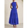 imagePRETTYGARDEN Summer Dresses for Women 2026 Casual Eyelet Sleeveless Wedding Guest Maxi Dress Tank Top Sundress with PocketsRoyal Blue