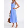 imagePRETTYGARDEN Summer Dresses for Women 2026 Spring Sleeveless V Neck Knit A Line Casual Midi Cocktail Wedding Guest DressLight Blue